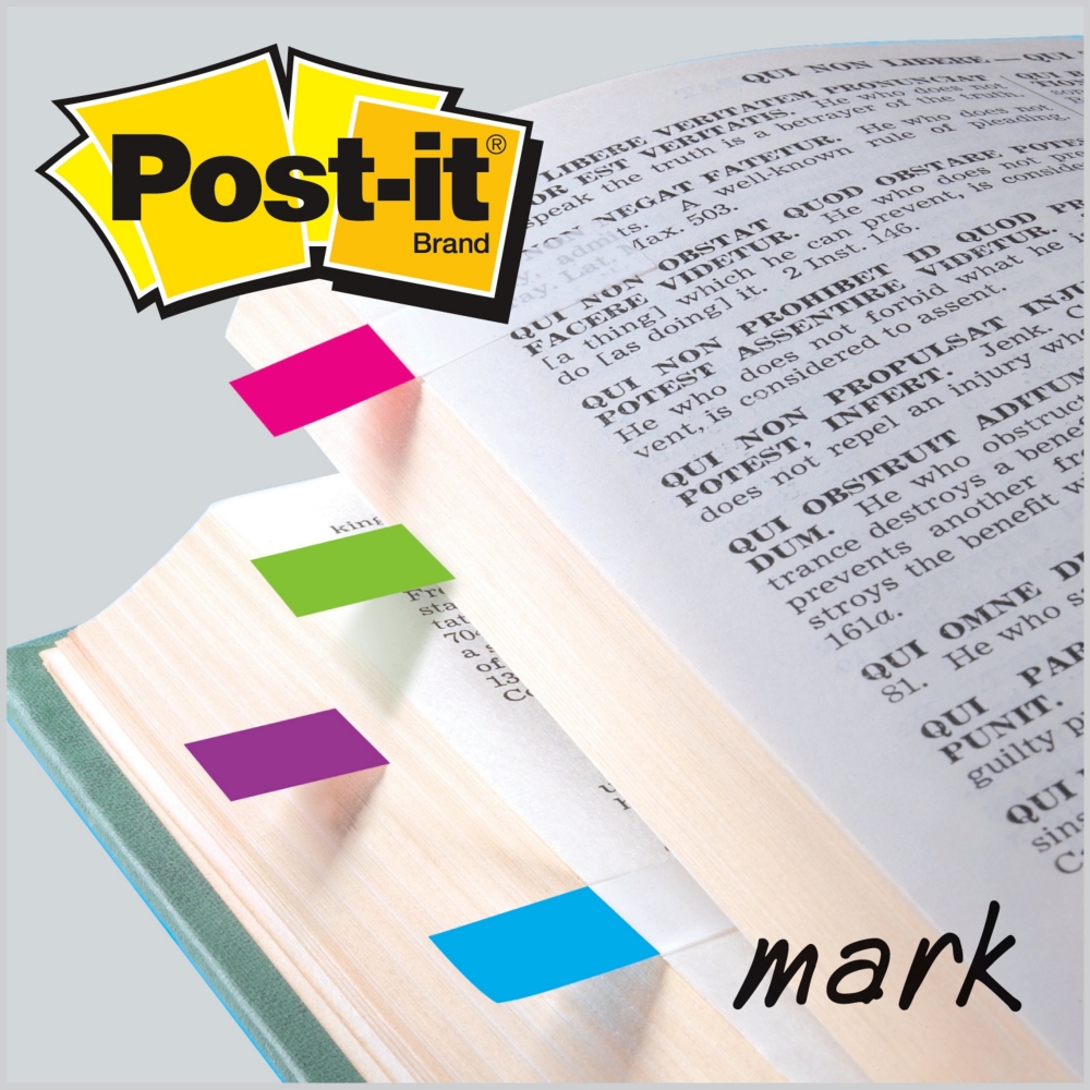 Post-it index 683-4AB Fluo, 35 listiÄ‡a x 4 boje - Page marker