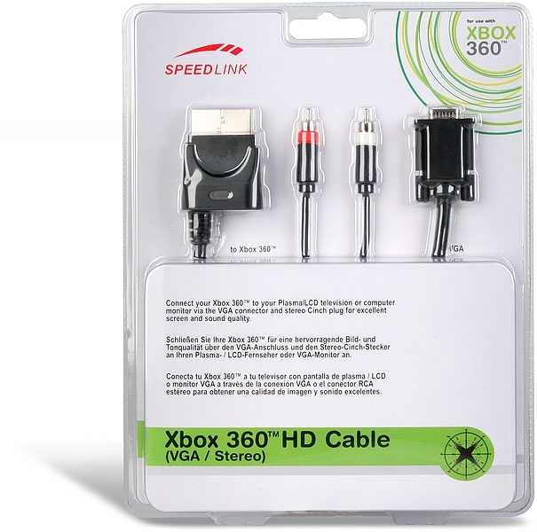 Xboxâ„¢ 360 HD Cable (VGA - Stereo) - Oprema za igranje