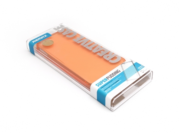 Torbica REMAX transparent za Iphone 5 narandzasta - Torbice i futrole Iphone