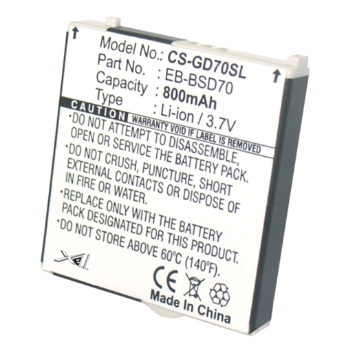 Baterija za Panasonic GD70 - Panasonic baterije za mobilne telefone