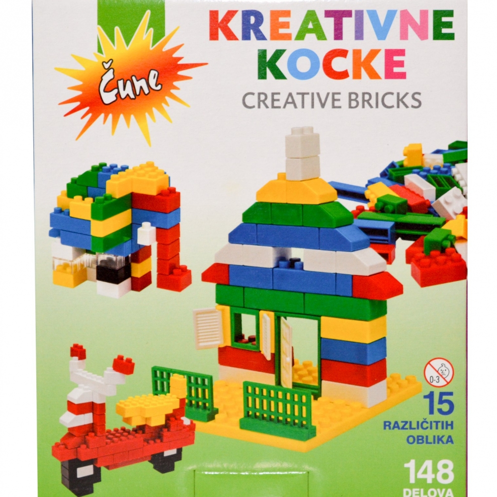 PlastiÄne kocke-Lego u kartonskoj kutiji 1/148 - Edukativne igre